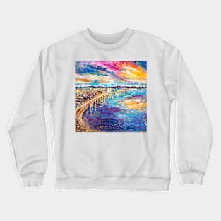 La Barceloneta at Sunset Crewneck Sweatshirt